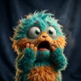 Cartoon Frightened Gasp Squeak sound effect artwork