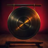 Deep Resonant Gong Strike sound effect artwork