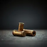 Empty Metal Shell Casings Ejecting and Bouncing sound effect artwork