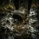 Trudging Footsteps Through Marsh Mud sound effect artwork