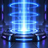 Stylized thumbnail for Futuristic Scifi Transporter Power up Sweep