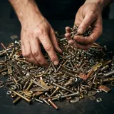 Rummaging Through Small Metal Debris sound effect artwork