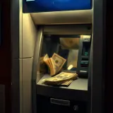Cash Machine Dispensing Bills sound effect artwork