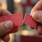 Paper Ticket Perforation Tear