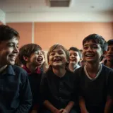 Schoolchildren Giggling in a Classroom sound effect artwork