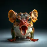Wet Chittering Creature Snaps and Squeaks sound effect artwork