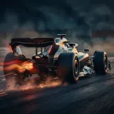Warbly Pitched Down Race Car Pass sound effect artwork