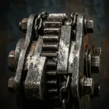 Heavy Industrial Metal Rumble and Scrape sound effect artwork