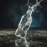 Plastic Bottle Drops and Sloshes sound effect artwork