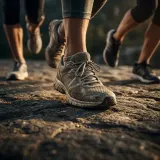 Multiple Runners Jogging on Stone sound effect artwork