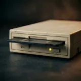 Vintage Floppy Disk Drive Whir sound effect artwork