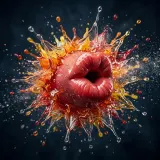 Wet Cartoon Mouth Pop Punch sound effect artwork