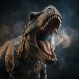 Deep Reverberant Dinosaur Roar sound effect artwork