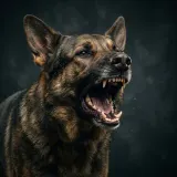 Dog Growl into Loud Barks sound effect artwork