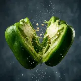 Green Pepper Tearing Crunch sound effect artwork