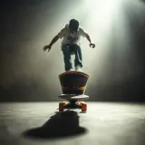 Skateboard Rolling Into Ollie sound effect artwork