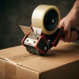 Tape Dispenser Sealing Cardboard Box sound effect artwork