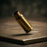 Brass Shell Casing on Ceramic Tile sound effect artwork