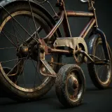 Rattling Bicycle with Training Wheels sound effect artwork