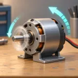 Stylized thumbnail for Small Electric Motor Spinning up and Down