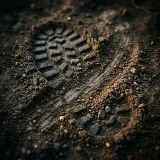 Single Boot Scuff on Dirt sound effect artwork