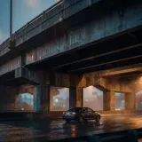 Highway Traffic Under Overpass sound effect artwork