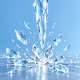Brittle icicle falling and shattering sound effect artwork