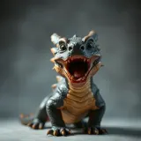 Playful Young Dragon Roar sound effect artwork