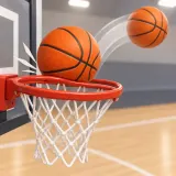 Stylized thumbnail for Basketball Hitting Rim and Bouncing