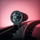 Metal Pulley Sliding Quickly on Track sound effect artwork