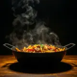 Stir Fry Sizzling in Wok sound effect artwork