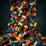 Lego Blocks Shaking and Pouring sound effect artwork