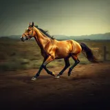 Fast Horse Galloping Past on Dirt sound effect artwork