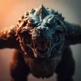 Throaty Giant Creature Growls and Pants sound effect artwork