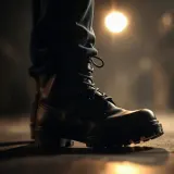 Slow Menacing Heavy Boot Steps sound effect artwork