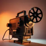 Vintage Film Projector Running sound effect artwork