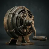 Hand-Cranked Mechanical Siren sound effect artwork