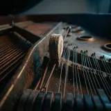 Eerie Piano String Impact Resonance sound effect artwork