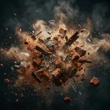 Explosion with Glass and Brick Debris sound effect artwork