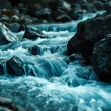 Continuous Rushing Mountain Stream Water sound effect artwork