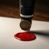 Letter Wax Seal Press sound effect artwork