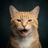 Friendly Single Cat Meow sound effect artwork