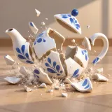 Ceramic Teapot Smashing and Scattering sound effect artwork
