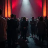 Congregation Standing and Shuffling sound effect artwork