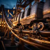 Roller Coaster Roaring Pass By sound effect artwork