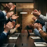 Office Team Applause in a Meeting Room sound effect artwork
