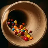 Candy Rolling in Cardboard Tube sound effect artwork