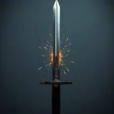 Sword Blades Clash Together sound effect artwork
