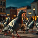 Town Square Pigeon Cooing sound effect artwork