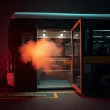 Pneumatic Bus Door Opening sound effect artwork